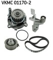SKF Wasserpumpe + Zahnriemensatz Zahnriemen-Set VKMC 01170-2