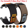 Rugged Nylon Armband Für Huami Amazfit T-Rex 1/T-Rex 2/T-Rex Pro Uhrenarmband