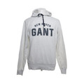 GANT, Kapuzenpullover, Größe: L, Weiß, Baumwolle/Polyester, Print, Sweat #B9v