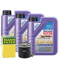 Motoröl 5W40 LIQUI MOLY High Tech 3L+MANN Ölfilter+Ölablassschraube