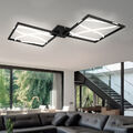 Deckenlampe Deckenleuchte Esszimmerlampe Flurleuchte Alu schwarz 1 flammig LED