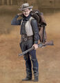 Andrea Miniatures The Tall Man Cowboy mit Sattel 54 mm unbemaltes Kit
