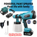 Spritzpistole Für Makita 18V Akku Farbsprühgerät Elektro Werkzeug /NEU Ladegerät