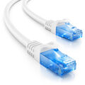 deleyCON 1,5m CAT6 Patchkabel Netzwerkkabel Ethernet LAN DSL Kabel Weiß