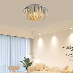 Gro LED Deckenlampe Dimmbar Kristall Kronleuchter Deckenleuchte 50cm Wohnzimmer