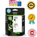 HP 305 (6ZD17AE) original printer cartridge, 1 x black, 1 x color for HP DeskJet