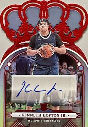 2022-23 Crown Royale Red Auto RC #/39 KENNETH LOFTON JR. Memphis Grizzlies RARE