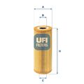 UFI ÖLFILTER AUDI VW FORD SEAT SKODA 25.011.00