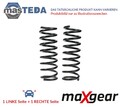 60-1232D SCHRAUBENFEDER FAHRWERKSFEDER VORNE MAXGEAR 2PCS NEU OE QUALITÄT
