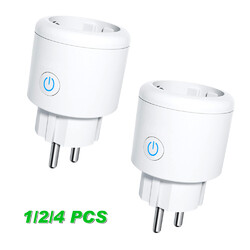 1-6er 16A Smart Steckdose Wifi Socket Tuya Wlan Plug Timer For Alexa Google Home