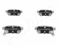 Ashika 51-04-404 Bremsbelagsatz, Scheibenbremse für HONDA LOTUS MG ROVER Bremsan