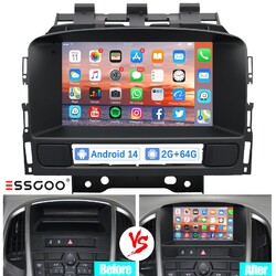 Android14 Autoradio Für Opel Astra J 09-14 Apple Carplay 2+64G GPS RDS Bluetooth