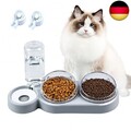 Katzennapf,Futternapf Katze,Fressnapf Katze 3 in 1 Katzen Napfset,rutschfeste