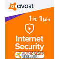 AVAST Internet Security 1 PC 1 Jahr 2024 Vollversion/Upgrade Antivirus Premium