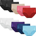 Damen Slip Panty Höschen mit Spitze Fine Woman 9025 Unterwäsche Gr.M/L/XL/XXL