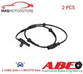 ABS SENSOR DREHZAHLFÜHLER PAAR VORNE ABE CCZ1678ABE 2PCS I NEU OE QUALITÄT