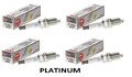 4x Zündkerzen für AUDI A3 A4 A6 TT VW Bora SEAT Leon SKODA BENTLEY NGK6458