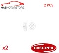 BREMSSCHEIBEN SATZ PAAR HINTEN DELPHI BG3897C 2PCS I FÜR FORD FOCUS II,C-MAX