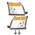Scheinwerfer Set inkl. OSRAM Lampen H4 mit LWR Motor für Ford Fusion JU_