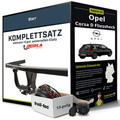 Für OPEL Corsa D Fliessheck Typ S07 Anhängerkupplung starr +eSatz 13pol uni. 06-