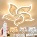 Design LED Deckenleuchte Dimmbar Deckenlampe Wohnzimmer Lampe Mit Fernbedienung