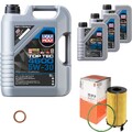 MAHLE Ölfilter LIQUI MOLY Top Tec 4600 5W-30 8 L für VW Touareg 3.0 V6 TDI