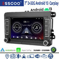 32GB Android 13 Autoradio GPS Navi Carplay Für VW Golf 5 6 Passat B6 Polo Touran