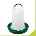Geflügeltränke 1.5L/3L/6L/10L/12 Liter Hühnertränke waehlbar rot oder gruen