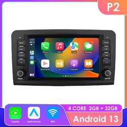 Android 13 GPS Navi Autoradio Für Mercedes Benz ML W164 GL X164 2005-2012 2+32GB