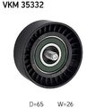 SKF VKM 35332 Umlenk-/Führungsrolle, Keilrippenriemen für CHEVROLET OPEL SAAB