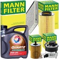 MANN INSPEKTIONSPAKET+TOTAL 5W-30 MOTORÖL passend für FORD FOCUS 2 DA 1.6 TDCI