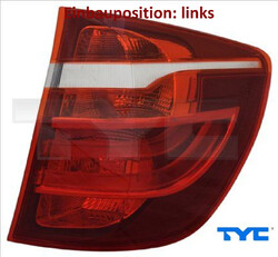 TYC 11-12056-16-9 Heckleuchte links Rücklicht Hecklicht Rückleuchte für BMW 