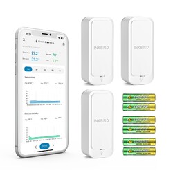 Inkbird Digital Thermometer Hygrometer Innentemperatur Feuchtigkeit Datenlogger