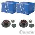 2X SKF RADLAGER-SATZ HINTEN PASSEND FÜR SEAT MII SKODA CITIGO VW LOAD UP!