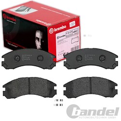 BREMBO BREMSBELÄGE VORDERACHSE PASSEND FÜR CITROËN C-CROSSER MITSUBISHI DELICA