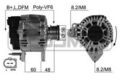 MESSMER Lichtmaschine Generator 110A 14V für VW Passat Variant 2.0 TDI 16V 1.9