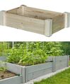Garten Hochbeet Holz Pflanzbeet Frühbeet Blumenkasten Kräuterbeet Holzrahmen