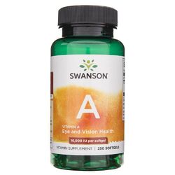 Swanson Vitamin A 10000 IU 250 Kapseln
