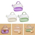 Hamster-Transportkäfig, transparent, Meerschweinchenkäfig für Mäuse,