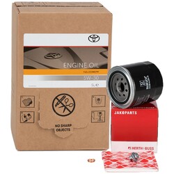 6L ORIGINAL 5W30 Motoröl + H+B Ölfilter für TOYOTA AVENSIS COROLLA RAV 4 2.0 D