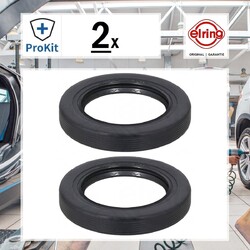 2x ORIGINAL® Elring 095.311 Wellendichtring, Differential Hinten für BMW 7 6