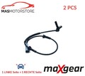 ABS SENSOR DREHZAHLFÜHLER PAAR MAXGEAR 20-0421 2PCS A FÜR VAUXHALL