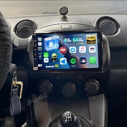 9" Für Mazda 2 2007-2013 Autoradio Android 15 GPS Sat Nav RDS 4+64G WIFI CarPlay