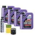 Motoröl 5W40 LIQUI MOLY Synthoil High Tech 4L +MANN Ölfilter +Cera Tec