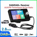 DAB+ Autoradio Adapter Bluetooth FM Transmitter Musik 2.8" LCD Bildschirm USB DE