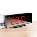 LED Wecker Digital Alarm Wecker Funk Temperatur Schlummerfunktion USB Tischuhr
