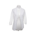 Peter Hahn, Strickjacke, Damen, Größe: 38, Weiß, Baumwolle, Grobstrick #j2J