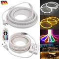 1-25M 230V Neon LED Strip Streifen RGB Flex Band Lichtschlauch Lichterkette IP67