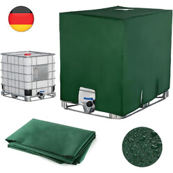 1000L IBC Tank Abdeckung Wasserdicht UV Folie Schutzhülle Regenwassertank Cover