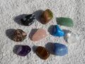 Sammlung polierte Mineralien x 10 verschiedene. Siehe Beschreibung. GP E.